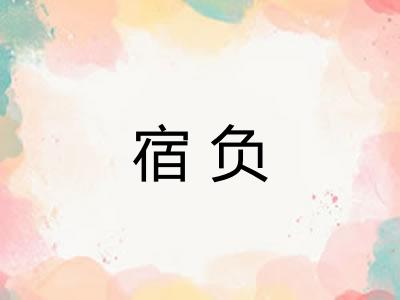 宿负