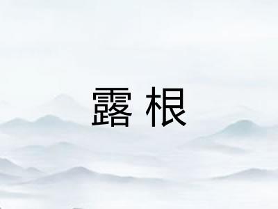 露根