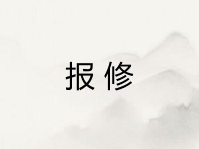 报修 报修
