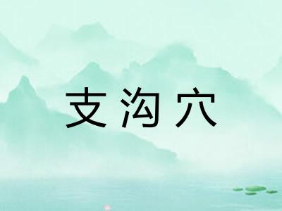 支沟穴 支沟穴
