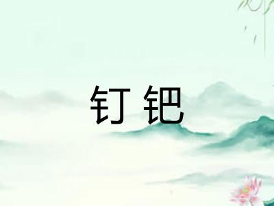 钉钯 钉钯