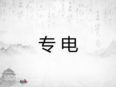 专电