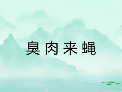 臭肉来蝇