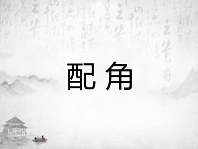 配角 配角