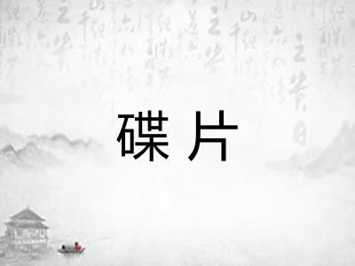 碟片 碟片