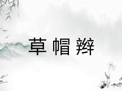 草帽辫
