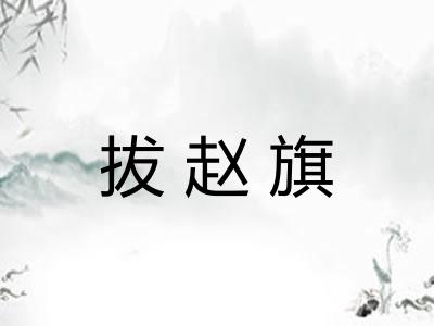 拔赵旗