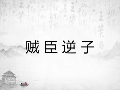 贼臣逆子 贼臣逆子